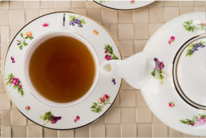 customized bone china tea set