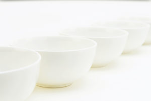 round shape high quality elegant fine bone china bowls