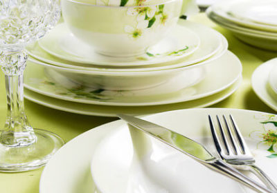 spring style bowls and plates