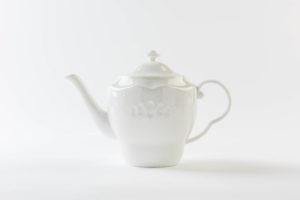 white bone china tea set