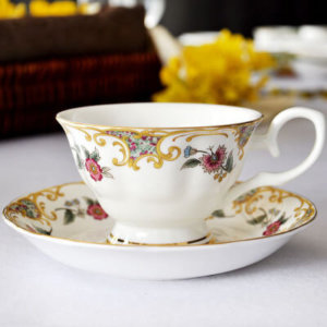 English red tea cup and saucer