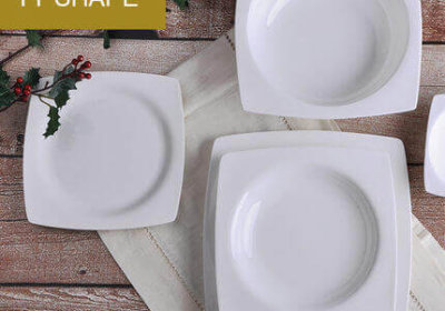 bone china square dinner plates ty shape