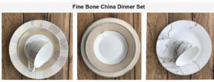 fine bone china dinner set, tea cup and aucer, bone china dinner plate
