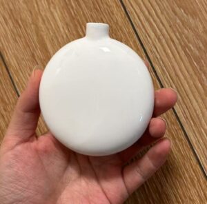 round shape christmas tree decoration,made of fine bone china.
