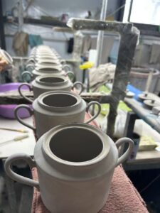 Custom bone china shape